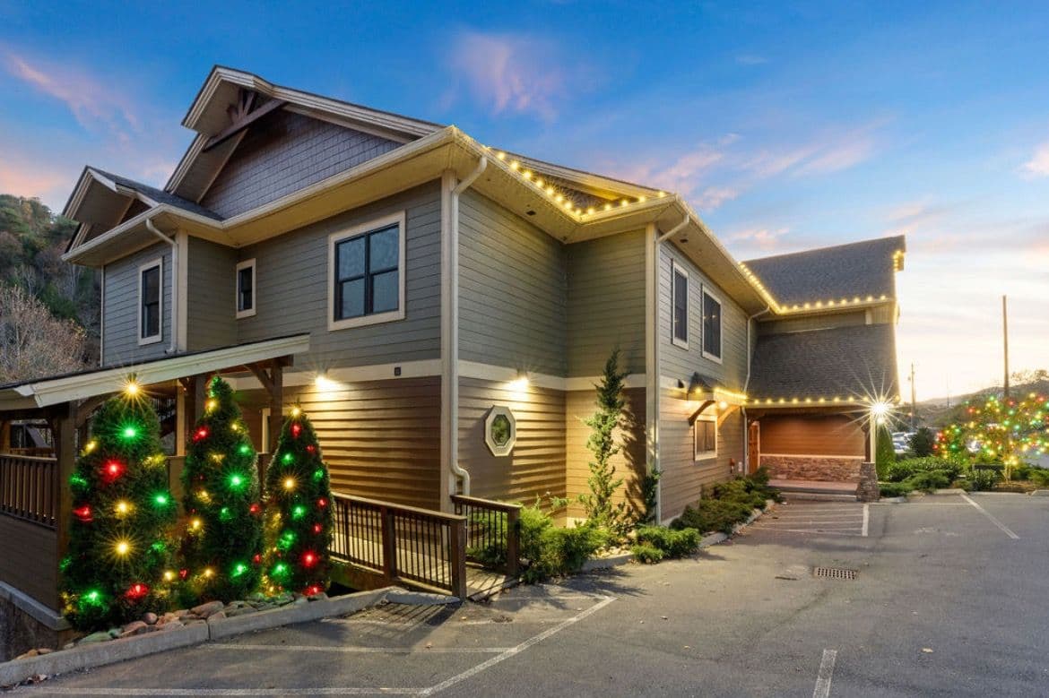 Project Transform Your Rental Cabin with Festive Holiday Lighting image