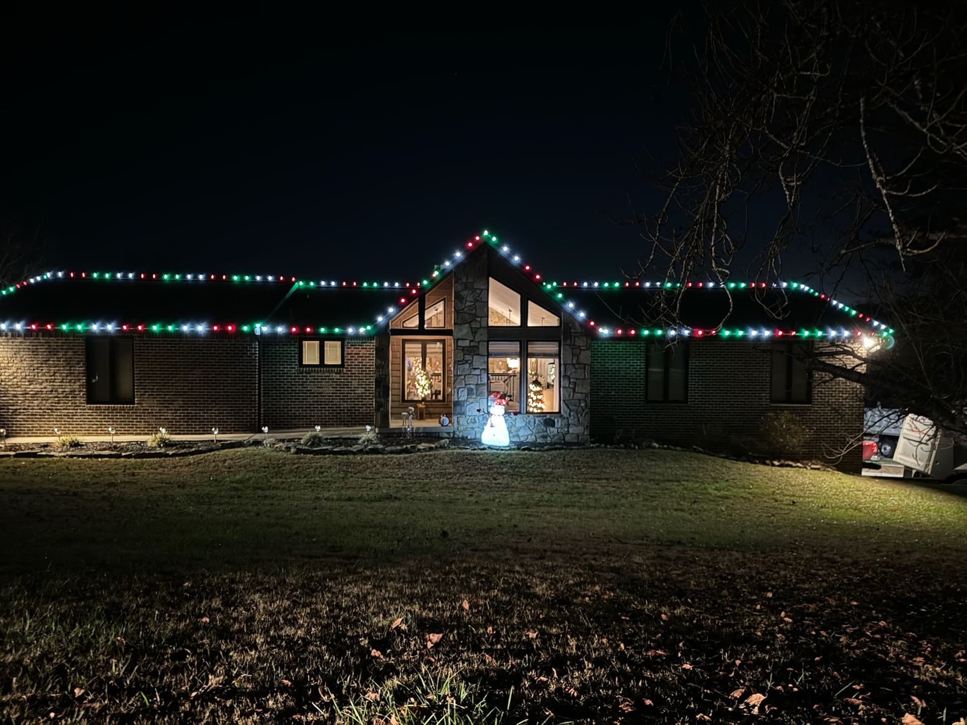Holiday Lighting at a Cozy Home in Seymour image